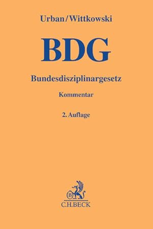 Immagine del venditore per Bundesdisziplinargesetz (Gelbe Erluterungsbcher) venduto da getbooks GmbH