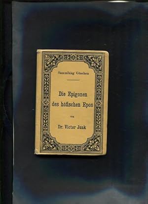 Bild des Verkufers fr Die Epigonen des hfischen Epos Auswahl aus deutschen Dichtungen des 13. Jahrhunderts Sammlung Gschen; 289 zum Verkauf von Antiquariat Buchkauz