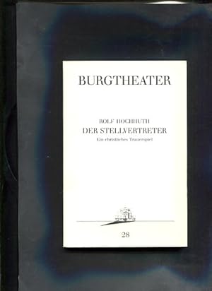 Der Stellvertreter Ein christliches Trauerspiel Burgtheaterprogrammheft Nr. 28