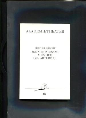 Bild des Verkufers fr Der aufhaltsame Aufstieg des Arturo Ui zum Verkauf von Antiquariat Buchkauz