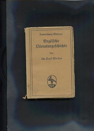Seller image for Englische Literaturgeschichte Kriegseinband Sammlung Gschen 729 4 Auflage for sale by Antiquariat Buchkauz