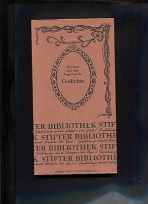 Bild des Verkufers fr Gedichte Stifterbibliothek Neue Folge 15 zum Verkauf von Antiquariat Buchkauz