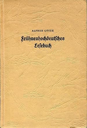 Imagen del vendedor de Frhneuhochdeutsches Lesebuch a la venta por Antiquariat Buchkauz