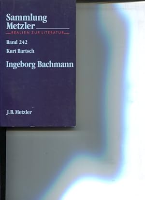 Bild des Verkufers fr Ingeborg Bachmann. Sammlung Metzler, Band 242. zum Verkauf von Antiquariat Buchkauz