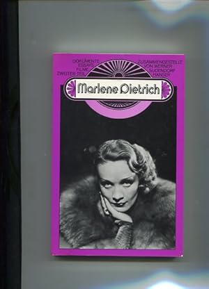 Bild des Verkufers fr Marlene Dietrich. Dokumente, Essays, Filme, Teil 2. Internat. Filmfestspiele Berlin, Retrospektive 1978. zum Verkauf von Antiquariat Buchkauz