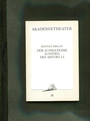 Bild des Verkufers fr Der aufhaltsame Aufstieg des Arturo Ui zum Verkauf von Antiquariat Buchkauz