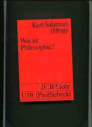 Seller image for Was ist Philosophie ? - Neuere Texte zu ihrem Selbstverstndnis. for sale by Antiquariat Buchkauz