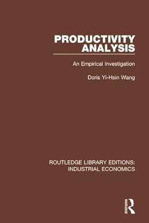 Seller image for Productivity Analysis : An Empirical Investigation for sale by GreatBookPricesUK