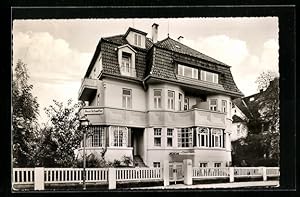 Bild des Verkufers fr Ansichtskarte Bad Pyrmont, Hotel Haus Schaeffer, Parkstr. 1 zum Verkauf von Bartko-Reher