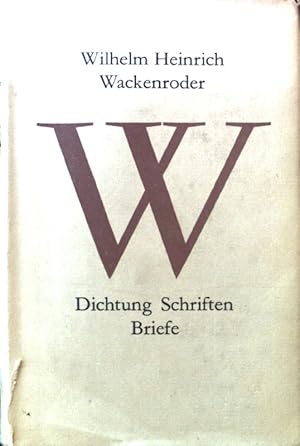 Bild des Verkufers fr Dichtung, Schriften, Briefe. zum Verkauf von books4less (Versandantiquariat Petra Gros GmbH & Co. KG)