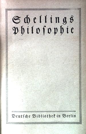 Immagine del venditore per Schellings Philosophie. venduto da books4less (Versandantiquariat Petra Gros GmbH & Co. KG)