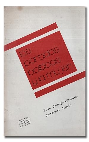 Seller image for Los partidos polticos y la mujer. for sale by Librera Berceo (Libros Antiguos)