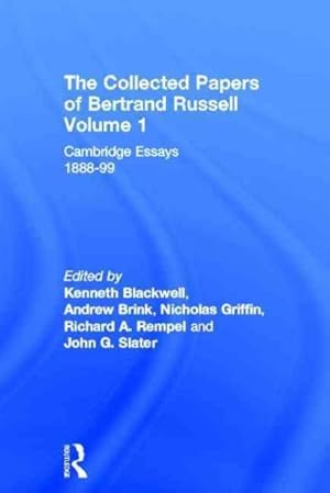 Seller image for Collected Papers of Bertrand Russell : Cambridge Essays 1888-99 for sale by GreatBookPricesUK