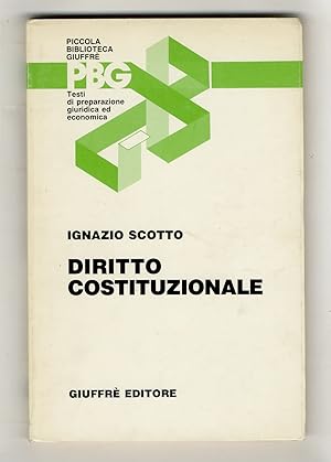 Diritto costituzionale.