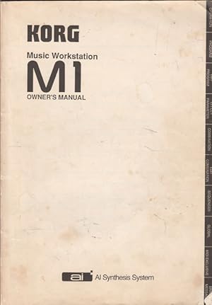 Korg M1 Music Workstation. Owner's Manual