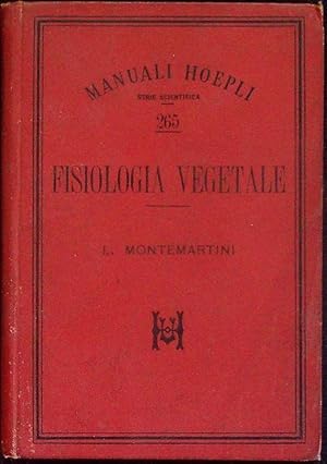 Imagen del vendedor de Fisiologia vegetale.: Manuali Hoepli. Serie scientifica; 265. a la venta por Studio Bibliografico Adige