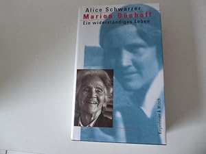Bild des Verkufers fr Marion Dnhoff. Ein widerstndiges Leben. Leinen mit Schutzumschlag zum Verkauf von Deichkieker Bcherkiste