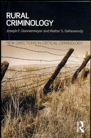 Bild des Verkufers fr Rural Criminology zum Verkauf von GreatBookPricesUK