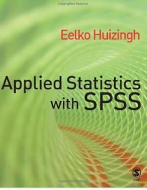 Image du vendeur pour Applied Statistics with SPSS by Huizingh, Eelko K R E [Paperback ] mis en vente par booksXpress