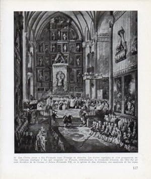 Seller image for LAMINA V26285: Las Cortes juran a don Fernando como Principe de Asturias for sale by EL BOLETIN