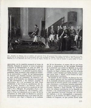 Imagen del vendedor de LAMINA V26330: Amadeo de Saboya ante el cadaver del general Prim a la venta por EL BOLETIN