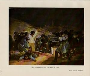 Seller image for LAMINA V26312: Fusilamientos del 3 de mayo de 1808 por Goya for sale by EL BOLETIN