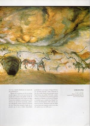 Seller image for LAMINA V25660: La Sala de los Toros, Cueva de Lascaux Francia for sale by EL BOLETIN