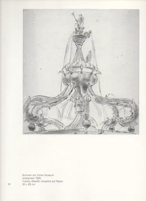 Bild des Verkufers fr LAMINA V25784: Leo Khan. Brunnen am Ulmer Museum entstanden zum Verkauf von EL BOLETIN