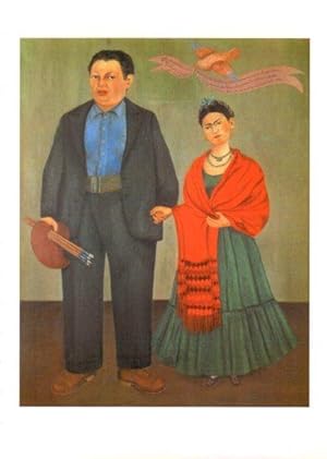 Bild des Verkufers fr LAMINA V25742: Frieda y Diego Rivera por Frida Kahlo zum Verkauf von EL BOLETIN