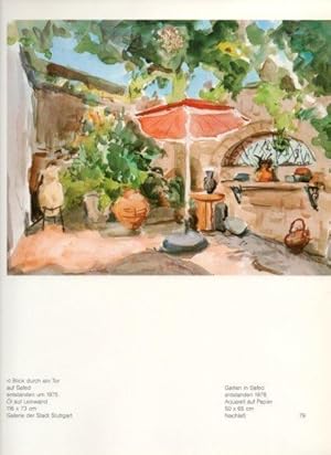 Bild des Verkufers fr LAMINA V25805: Leo Khan. Garten in Safed entstanden 1978 zum Verkauf von EL BOLETIN