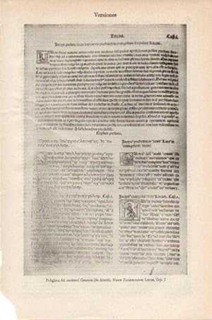 Imagen del vendedor de LAMINA V26721: Poliglota del Cardenal Cisneros Noum Testamentum a la venta por EL BOLETIN