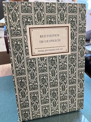 Bild des Verkufers fr Beethoven im Gesprch. (= Insel-Bcherei 346). zum Verkauf von Antiquariat Hecht