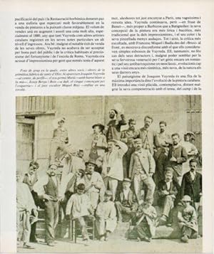 Seller image for LAMINA V27125: Socis i obrers de la fabrica de sants dOlot amb J. Vayreda y Miquel Blay for sale by EL BOLETIN
