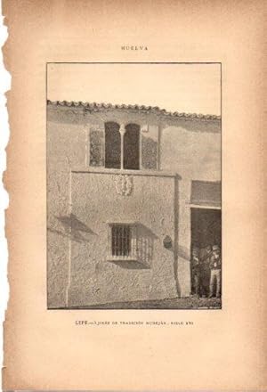 Imagen del vendedor de LAMINA V27077: Huelva. Ajimez en Lepe a la venta por EL BOLETIN