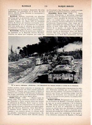 Imagen del vendedor de LAMINA V26948: Tanques en la guerra relampago blitzkrieg a la venta por EL BOLETIN