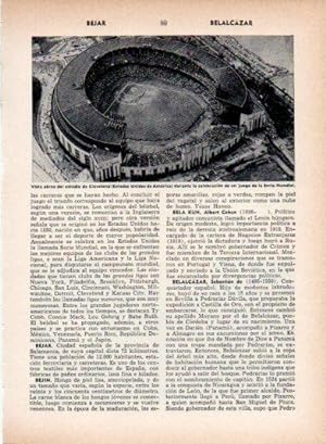 Imagen del vendedor de LAMINA V26913: Vista aerea del estadio de Cleveland a la venta por EL BOLETIN