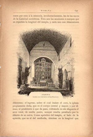 Imagen del vendedor de LAMINA V27079: Huelva. Iglesia del Convento de San Francisco en Ayamonte a la venta por EL BOLETIN