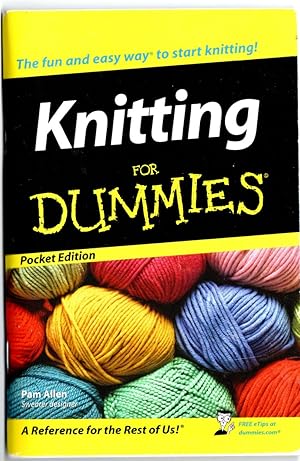 Bild des Verkufers fr Knitting for Dummies Pocket Edition zum Verkauf von Mom's Resale and Books