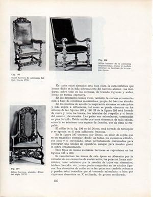 Seller image for LAMINA V28363: Sillones barroco aleman for sale by EL BOLETIN