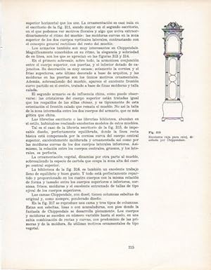 Imagen del vendedor de LAMINA V28394: Caja para reloj diseada por Chippendale a la venta por EL BOLETIN
