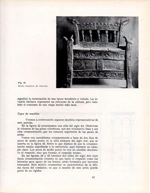 Imagen del vendedor de LAMINA V28312: Sillon romanico de Islandia a la venta por EL BOLETIN