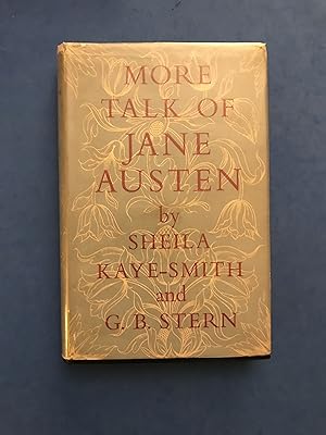 Imagen del vendedor de MORE TALK OF JANE AUSTEN a la venta por Haddington Rare Books