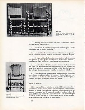 Seller image for LAMINA V28355: Sillon barroco flamenco epoca de Luis XIII for sale by EL BOLETIN