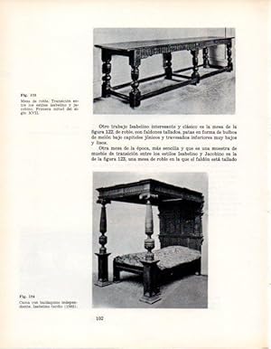 Seller image for LAMINA V28342: Cama con baldaquino independiente, Isabelino tardio 1593 for sale by EL BOLETIN