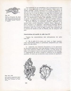 Image du vendeur pour LAMINA V28383: Motivos ornamentales estilo Luis XV mis en vente par EL BOLETIN