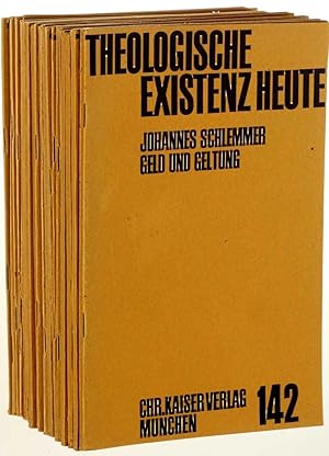 Theologische Existenz heute. Neue Folge Eine Schriftenreihe, hrsg. von K. G. Steck und G. Eichhol...