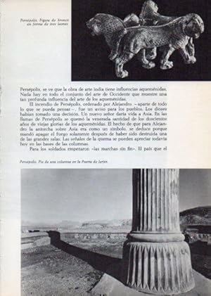 Bild des Verkufers fr LAMINA V28270: Columna de la Puerta de Jerjes zum Verkauf von EL BOLETIN