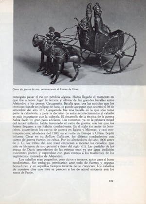 Bild des Verkufers fr LAMINA V28260: Carro de guerra del Tesoro de Oxus zum Verkauf von EL BOLETIN