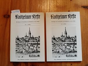 Rodheimer Hefte Nr. 1+2, Beiträge zur Geschichte von Rodheim vor der Höhe (2 BÜCHER)