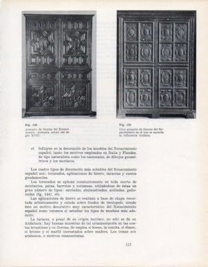 Seller image for LAMINA V28350: Armarios de finales del Renacimiento espaol for sale by EL BOLETIN